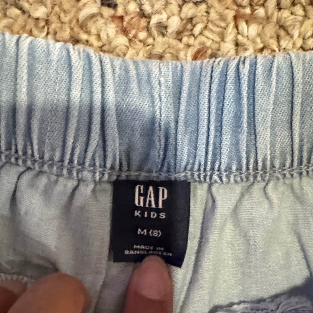 GAP Kids Light Blue Joggers- M - Picture 2 of 6